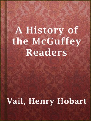 cover image of A History of the McGuffey Readers